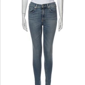 Rag & Bone mid-rise skinny jeans